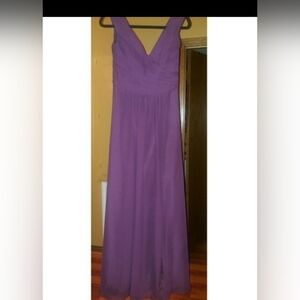 Elegant Purple Evening Gown